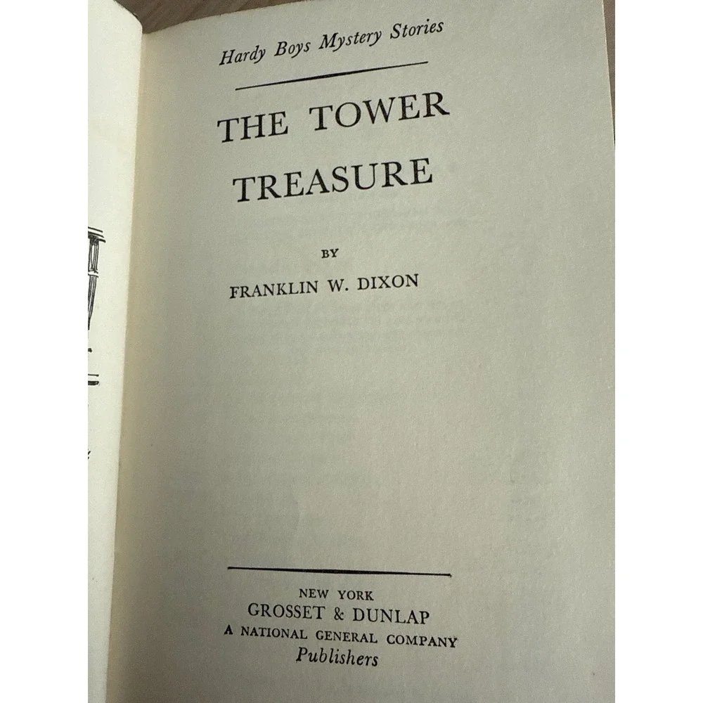 The Hardy Boys The Tower Treasure Book 1‎ Vintage Childrens Mystery Novel 1959